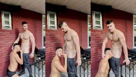 Balcony Blowjob – Malik Delgaty, Alex Montenegro